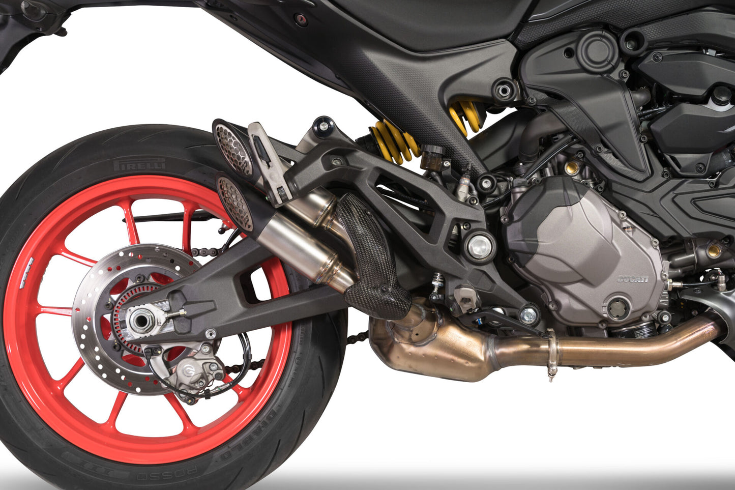 QD Exhaust Power Gun Slip-on system for the Ducati Monster / + (937) 2021+