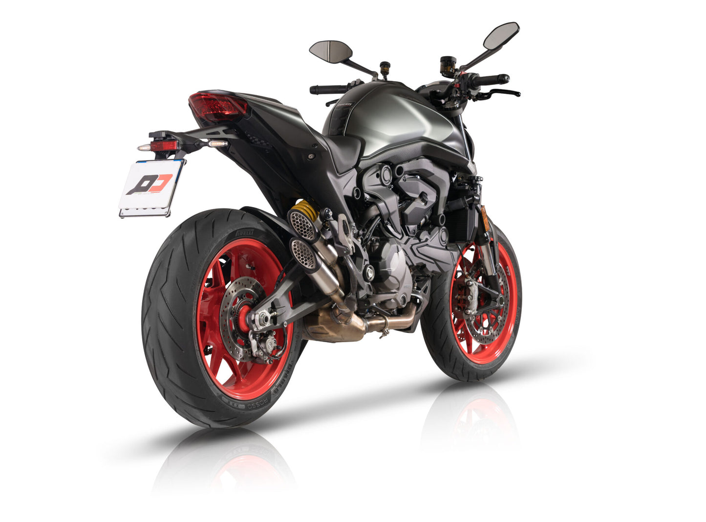 QD Exhaust Power Gun Slip-on system for the Ducati Monster / + (937) 2021+