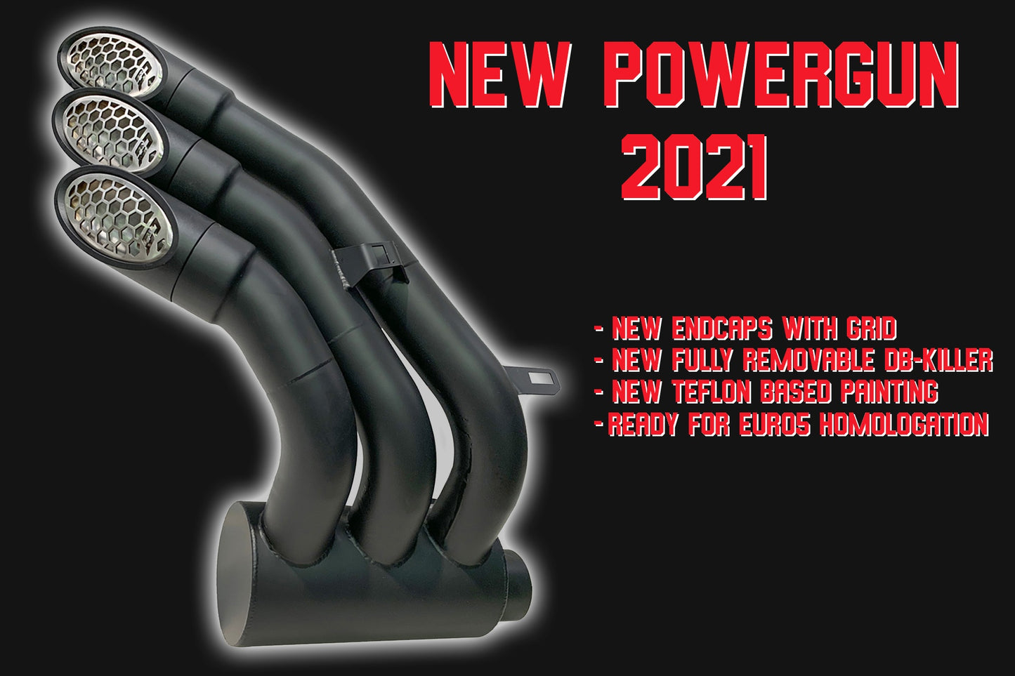 QD Exhaust Power Gun Slip-on - MV Agusta TURISMO VELOCE (2015+)