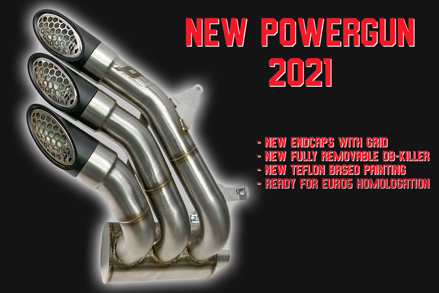 QD Exhaust Power Gun Slip-on - MV Agusta TURISMO VELOCE (2015+)
