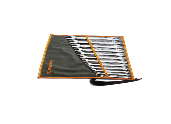 Beta Tools Model 55  B6-6 Double Open End Wrenches in Wallet