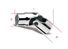 Beta Tools Model 910  As/Sn3/8-Swivel End Bi-Hexagon Sockets