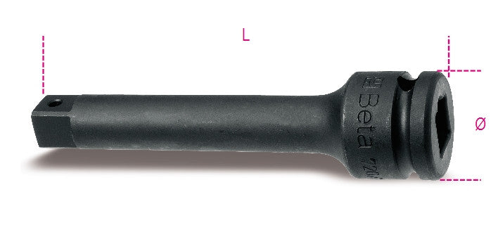 Beta Tools Model 720  21-1/2' Drive Impact Extension Bar