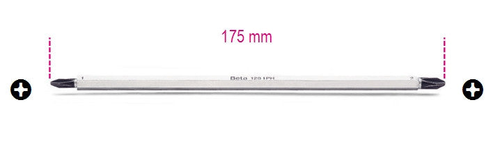Beta Tools Model 1281  Ph/2-3-Reversible Screwdrivers Cross Head Ph