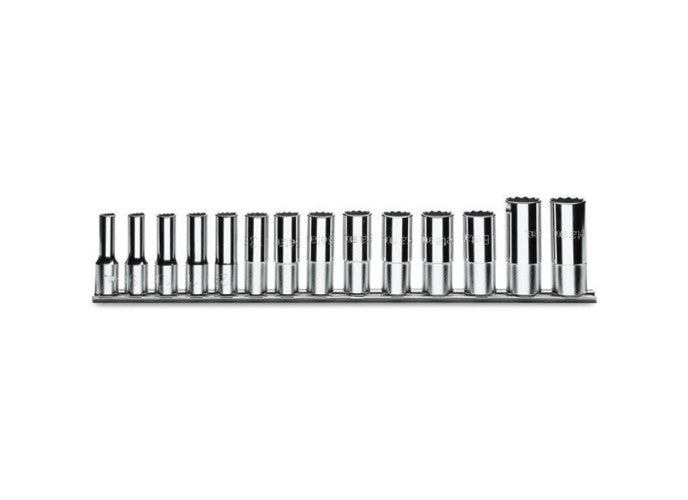 Beta Tools Model 910  Al/Sb14-Rails of 14 Sockets 910Al
