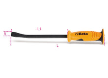 Beta Tools Model 965  300mm-Pry Bars with Flat Curved Ends