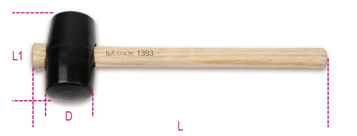 Beta Tools Model 1393  50mm-Hard Rubber Head Hammers