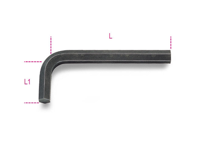 Beta Tools Model 96  N0 10mm-offset Hexagon Key Wrenches Burnished