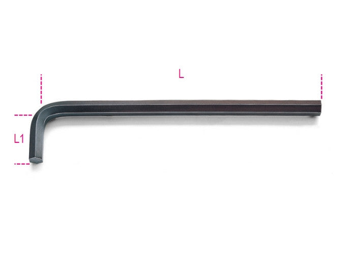 Beta Tools Model 96  L2mm-offset Hexagon Key Wrenches Long