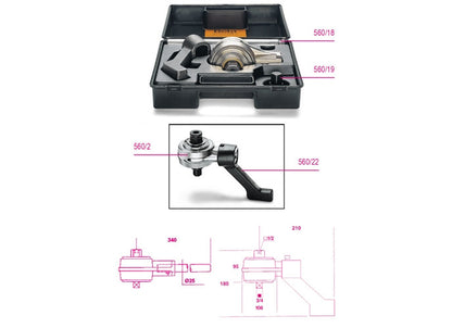 Beta Tools Model 560  22-Reaction Foots of 560/2