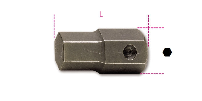 Beta Tools Model 727  Es22-22mm-Impact Hexagon Bits 22 mm