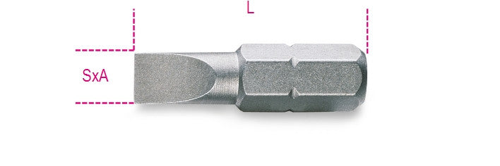 Beta Tools Model 861  Lp1 2X6 5-Bits for Slotted Head Screws