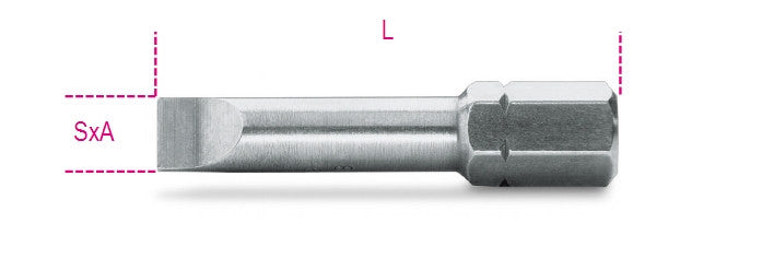 Beta Tools Model 866  Lp2X12-Bits for Slotted Head Screws