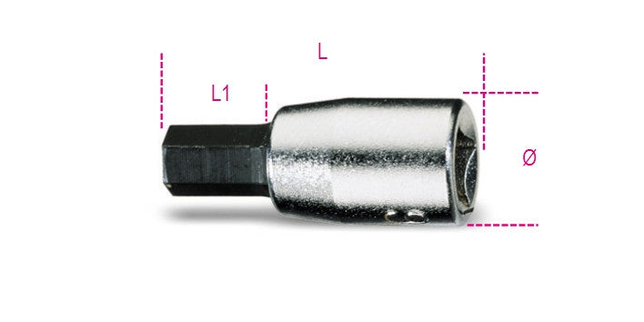 Beta Tools Model 900  Me5mm-Socket Drivers for Hexagon Screws