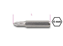 Beta Tools Model 1256  Pz00-Bits for Slotted Head Screws