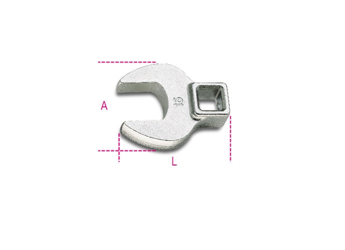 Beta Tools Model 910  Cf14mm-3/8' Square Drive Crowfoot Wrenches