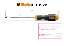Beta Tools Model 1201  4X125mm-Screwdrivers Slotted Head