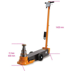 Beta Tools Model 3067  70-13T-Air Hydraulic Jack 70-43-23-13T