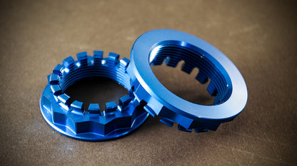 AEM FACTORY - DUCATI'S WITH SINGLE SIDED SWINGARM SMALL ALUMINUM REAR WHEEL ERGAL NUTS