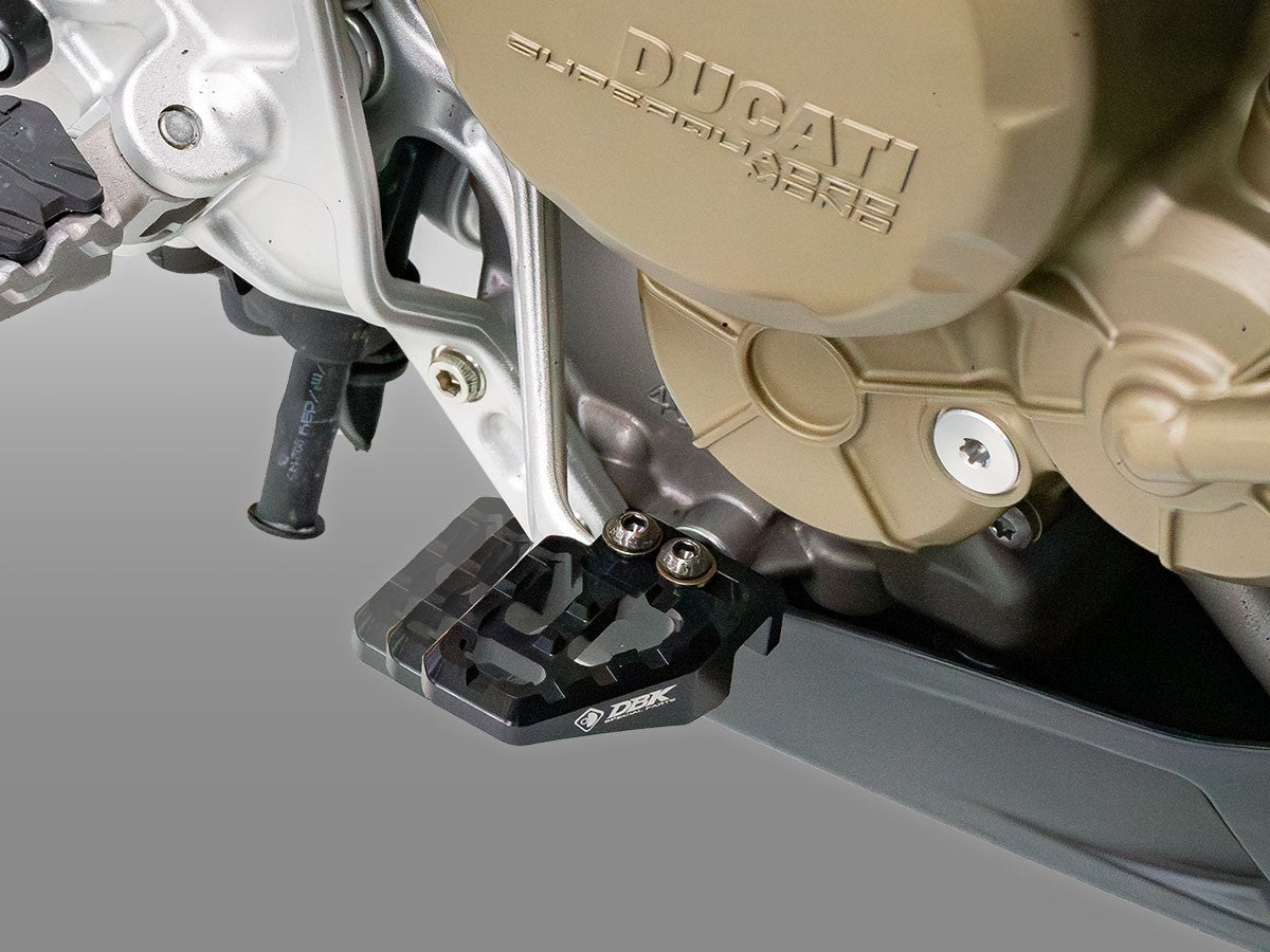 DBK Special Parts (Ducabike) Adjustable Rear Brake Lever Toe Peg for the Ducati Hypermotard 698 Mono