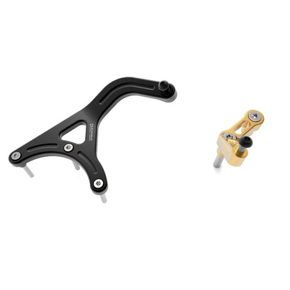 DBK Special Parts (Ducabike) Steering Damper Mount Kit for the Ducati Multistrada (2010-2014)