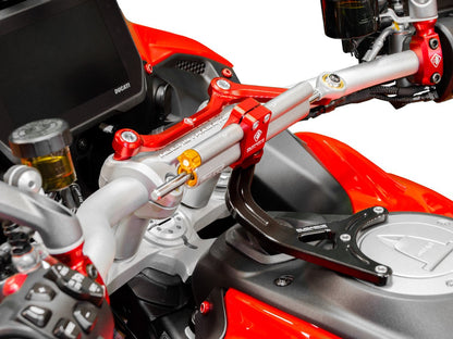DBK Special Parts (Ducabike) Steering Damper Mount Kit for the Ducati Multistrada V4 / S / Sport