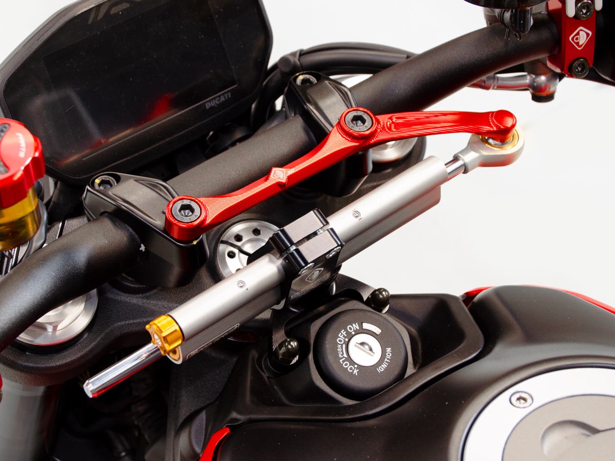 DBK Special Parts (Ducabike) Steering Damper Mount Kit for the Ducati Monster 937 / +