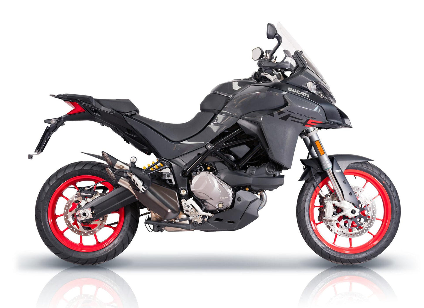 QD Exhaust POWER-GUN Slip-on Exhaust - DUCATI MULTISTRADA V2