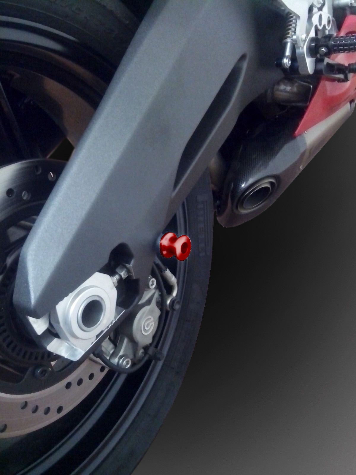 DBK Special Parts (Ducabike) Swing arm Spools for the Ducati 899 / 959 Panigale and 2025+ V2