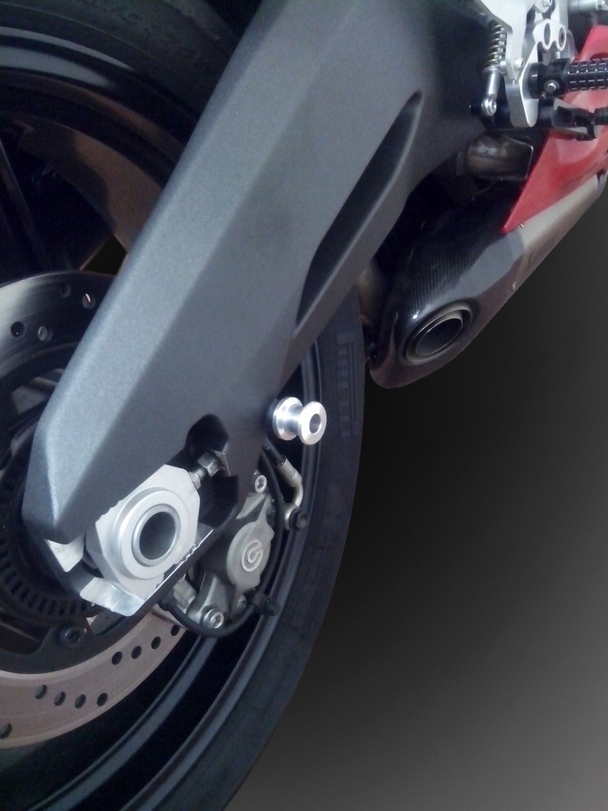 DBK Special Parts (Ducabike) Swing arm Spools for the Ducati 899 / 959 Panigale and 2025+ V2