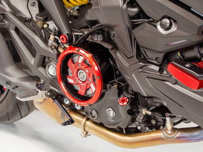 DBK Special Parts (Ducabike) Wet Clutch Pressure Plate Cover for the Ducati Monster 937, Multistrada V2, and DesertX