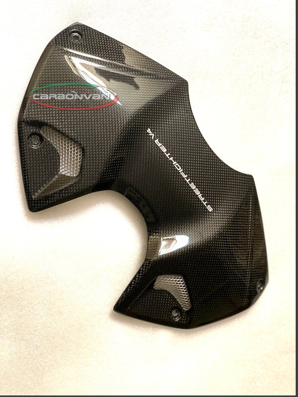 Carbonvani - Ducati Streetfighter V4 / S Carbon Fiber Upper Tank Cover - DP Style (2023+)