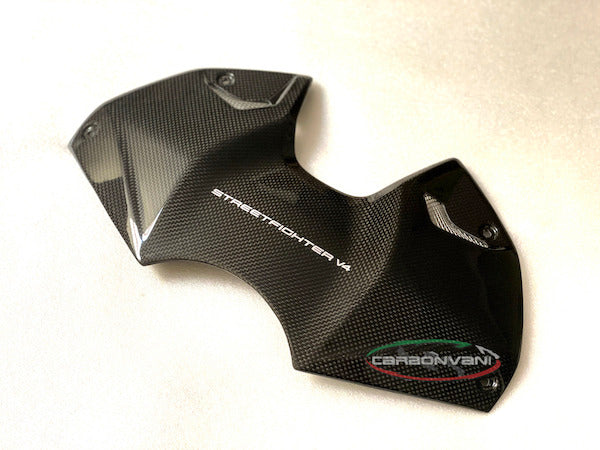 Carbonvani - Ducati Streetfighter V4 / S Carbon Fiber Upper Tank Cover - DP Style (2023+)