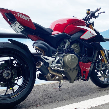MGP Exhaust STINGER Slip-on for the Ducati Panigale / Streetfighter V4 / S / R / SP / Speciale (2018+)