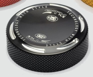 STM Billet Front Reservoir Cover for Honda, Kawasaki, Suzuki, MV Agusta F3, Triumph, and Yamaha