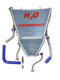 Galletto Radiatori (H2O Performance) Oversize Radiator and Oil Cooler kit For Suzuki GSX-R1000 (2007-08)