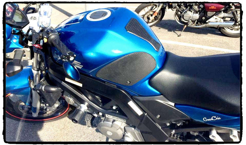 TechSpec Tank Grip Pads for the Suzuki SV650 / SV1000 (03-13)