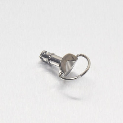 Dzus D-Ring Quarter Turn Quick Release Fairing Fastener - Titanium