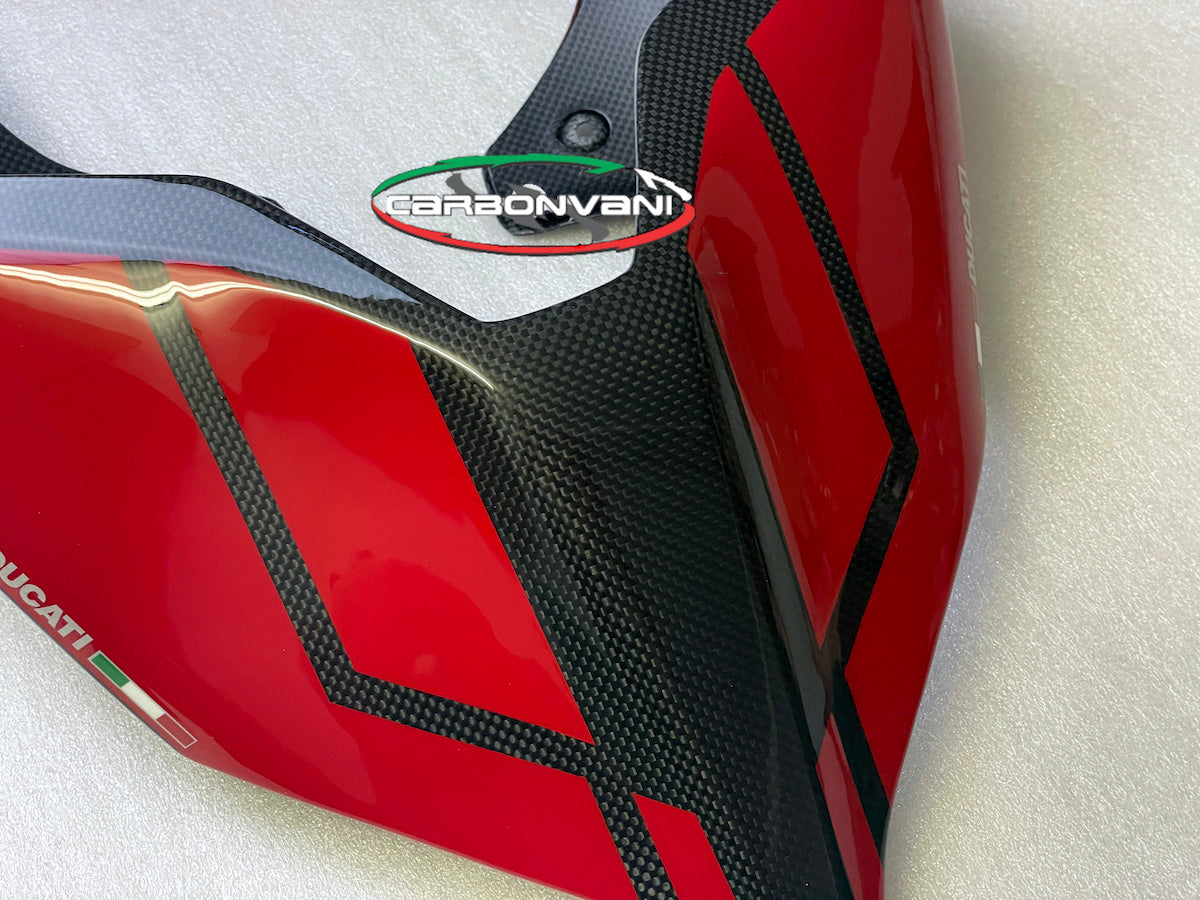 Carbonvani - Ducati Panigale / Streetfighter V4 / V2 / S / R / Speciale Carbon Fiber Tail - RED.3 - Road Version