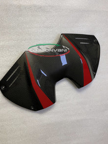 Carbonvani - Ducati Panigale V4 / S (22-24) Carbon Fiber Upper Tank Cover -DP Style RED
