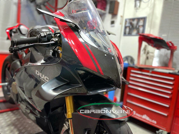 Carbonvani - Ducati Panigale V4 / S (22-24) Carbon Fiber Headlight Fairing - RED.2
