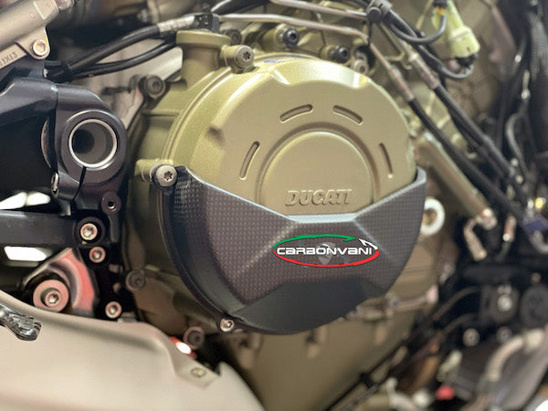 Carbonvani - Ducati Panigale V4 / S (22-24) and V4R (23-24) Carbon Fiber DP Style Clutch Cover