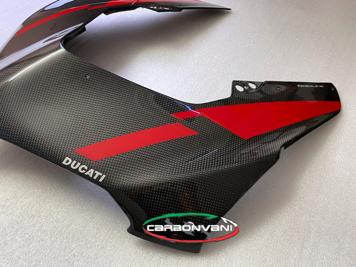 Carbonvani - Ducati Panigale V4 / S (22-24) Carbon Fiber Headlight Fairing - RED.3