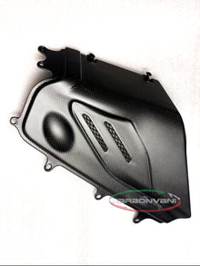 Carbonvani - Ducati Panigale V4 / S / R Carbon Fiber Right Side Insert for OE Belly pan for Akrapovic Exhaust (2022+)