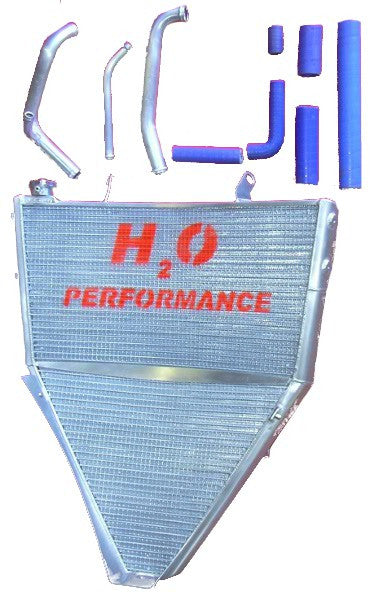 Galletto Radiatori (H2O Performance) Oversize Racing Radiator kit For Yamaha YZF-R6 (2008-10)